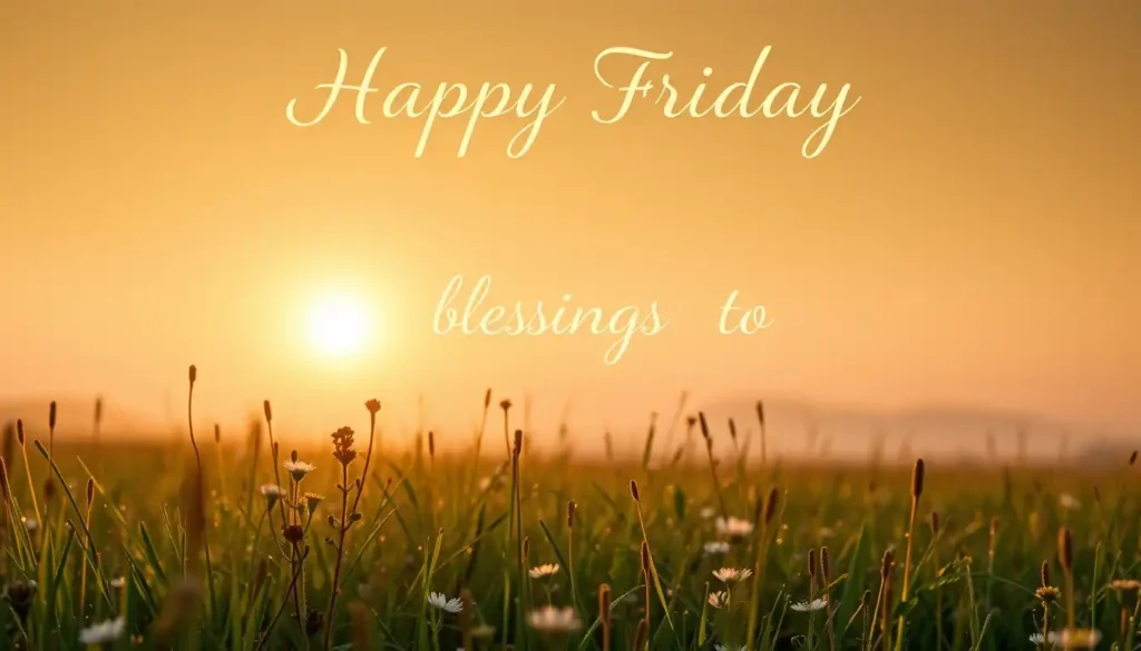 Friday Blessings