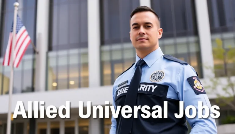 Allied Universal Jobs: Your Complete Security Career