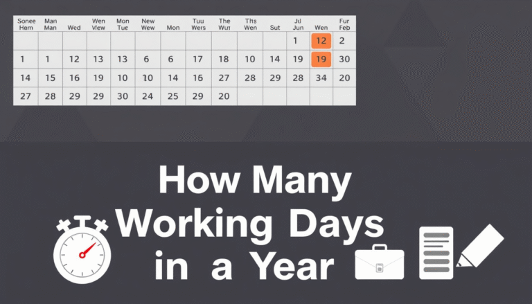 How Many Working Days in a Year: A Complete Guide